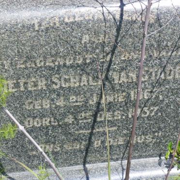 STADEN Pieter Schalk, van 1867-1937 