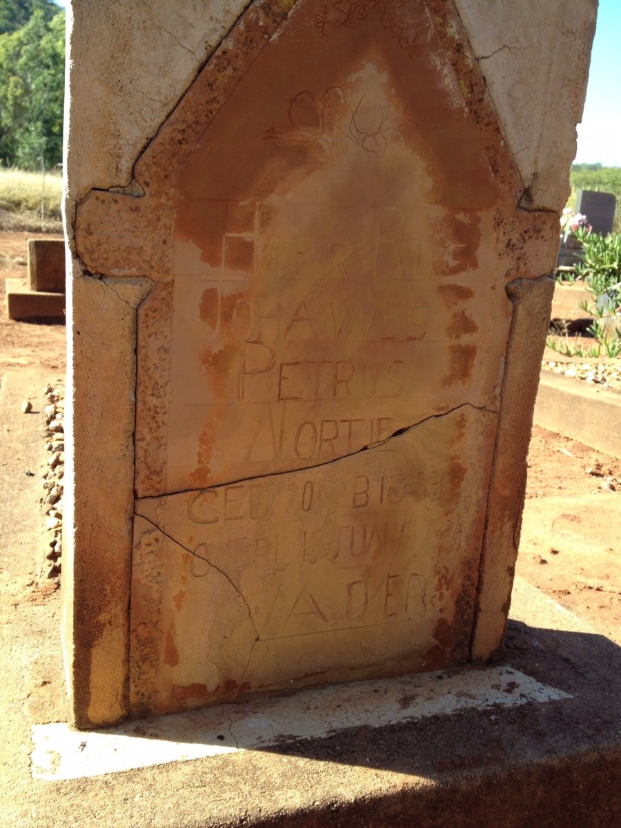 NORTJE Johannes Petrus 1853-1926