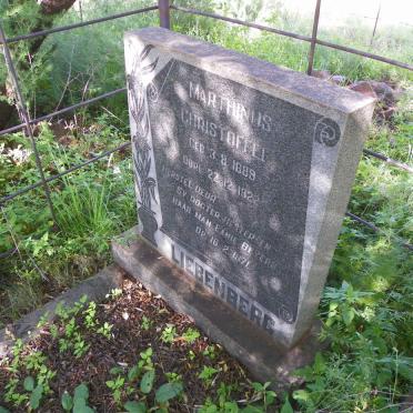 LIEBENBERG Marthinus Christoffel 1889-1922