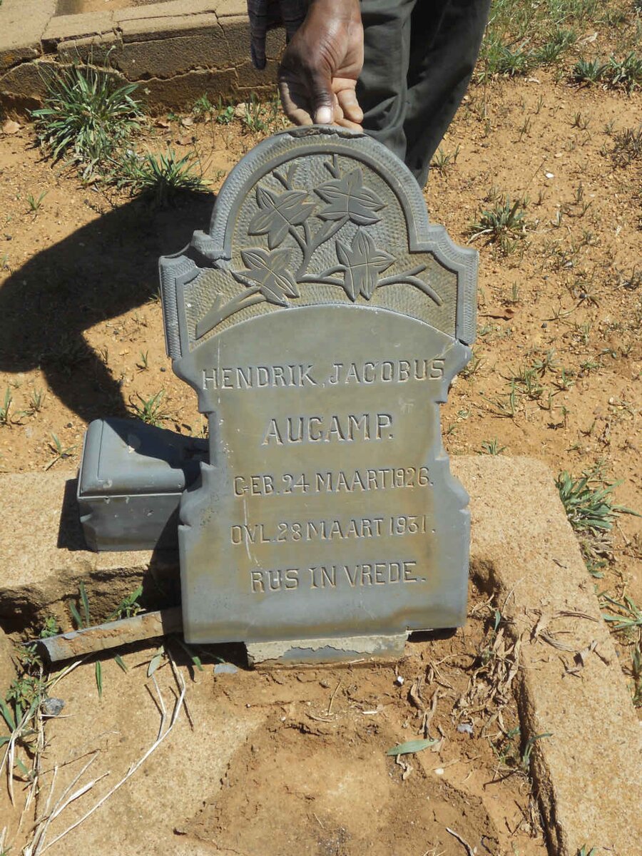 AUCAMP Hendrik Jacobus 1926-1931