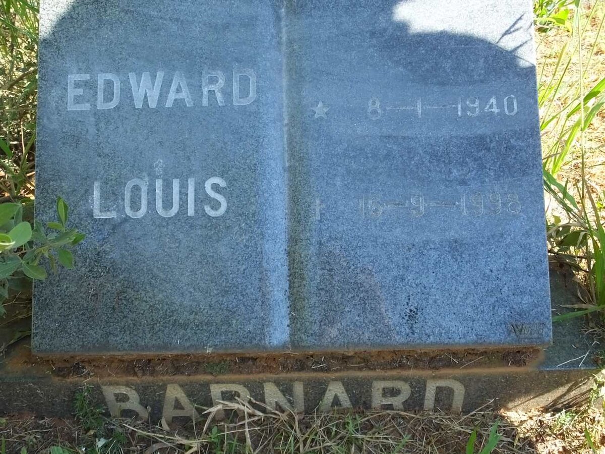 BARNARD Edward Louis 1940-1998