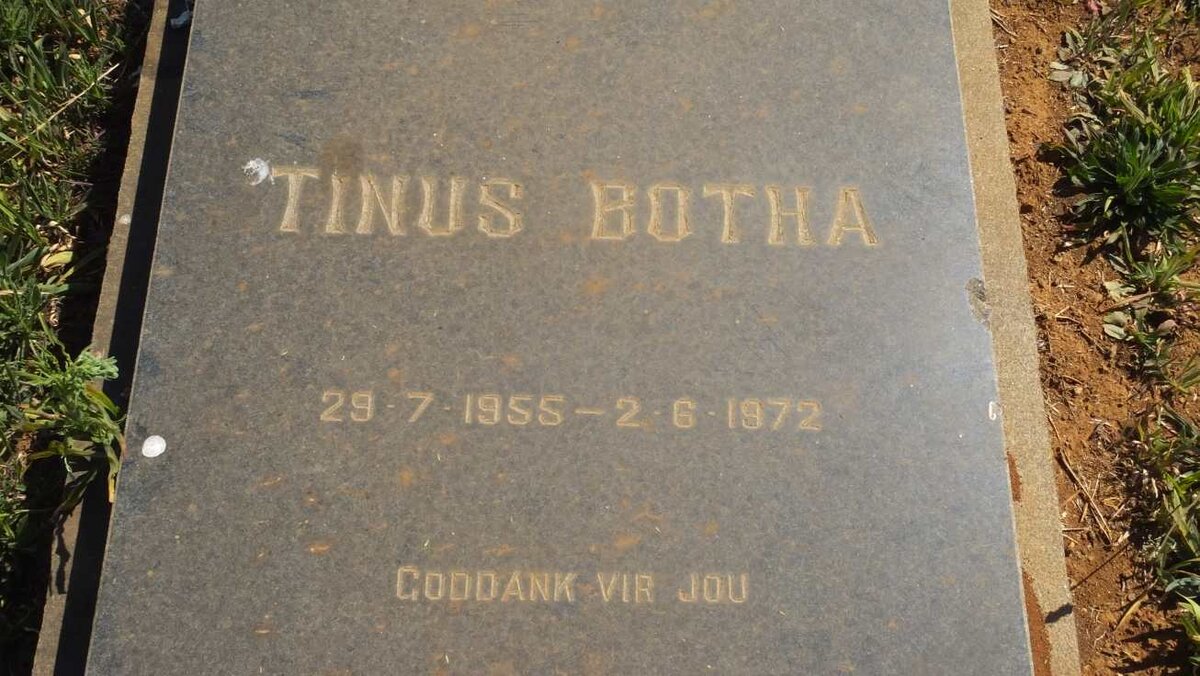 BOTHA Tinus 1955-1972