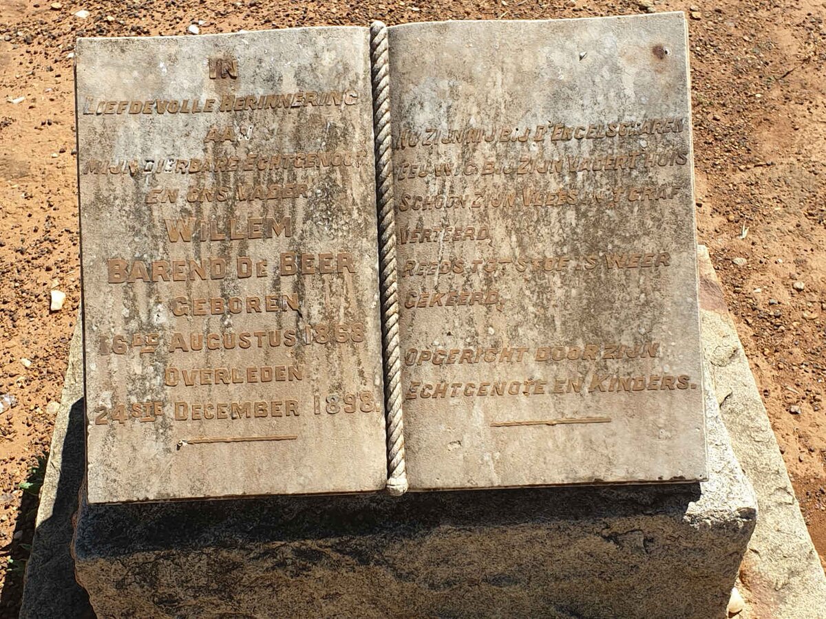 BEER Willem Barend, de 1868-1898