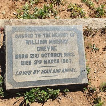 CHEYNE William Murray 1882-1937