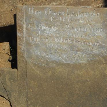 CELLIERS Christina Barendina Johanna Peternella nee LIEBENBERG 1840-1912