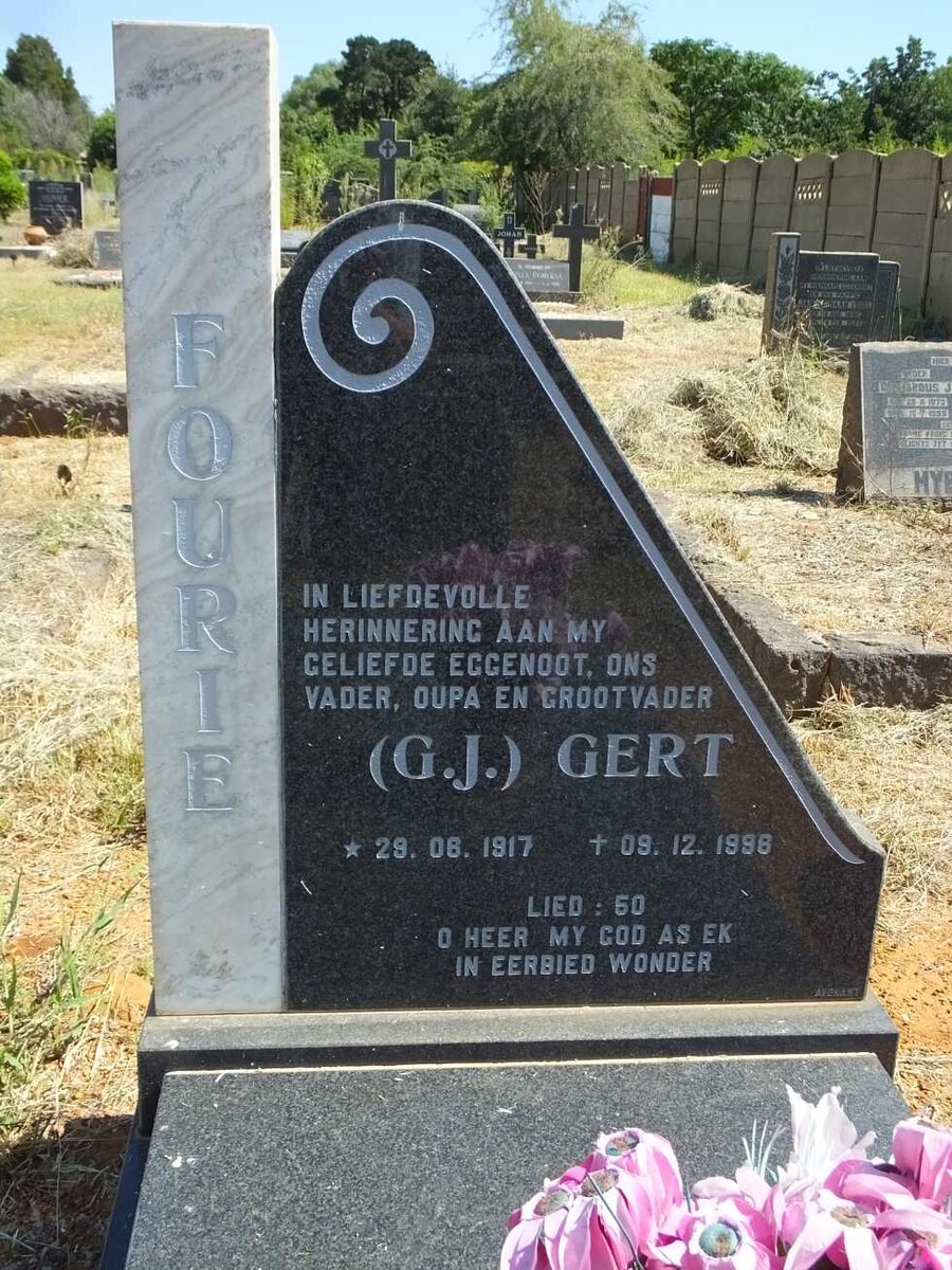 FOURIE G.J. 1917-1998