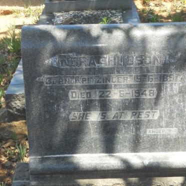 HUDSON Nora nee KRITZINGER 1897-1948