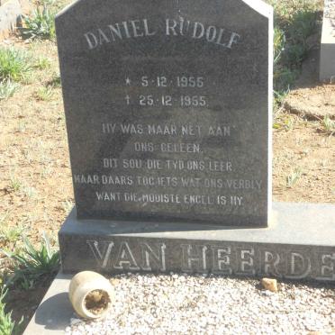 HEERDEN Daniel Rudolf, van 1955-1955