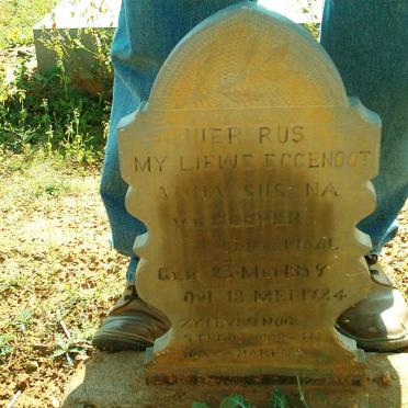 HEEVER Anna Susanna, v.d. nee DE WAAL 1859-1924