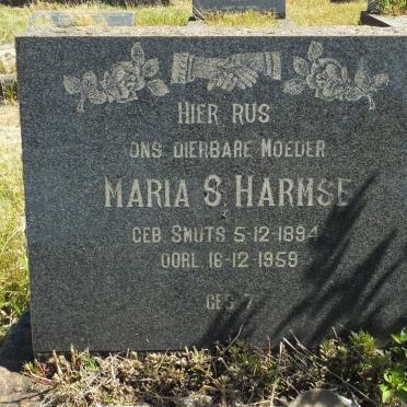 HARMSE Maria S. nee SMUTS 1894-1959