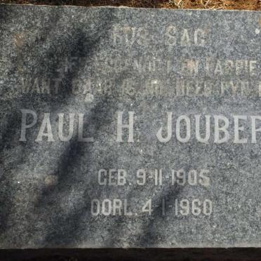 JOUBERT Paul H. 1905-1960