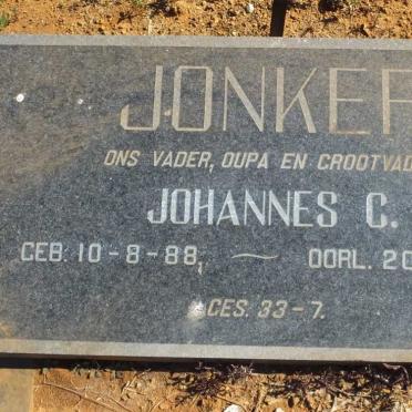 JONKER Johannes C. 1888-1974