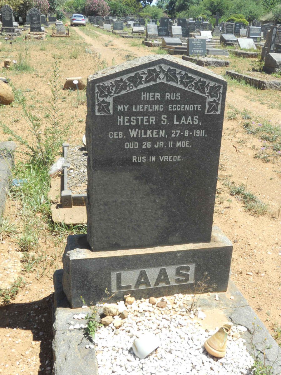 LAAS Hester S. nee WILKEN 1911-