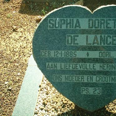 LANGE Sophia Dorethea, de 1885-197?