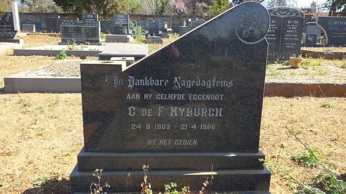 MYBURGH C. de F. 1903-1966