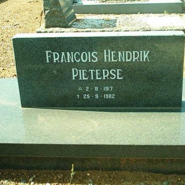 PIETERSE Francois Hendrik 1917-1982