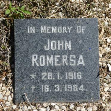ROMERSA John 1916-1984