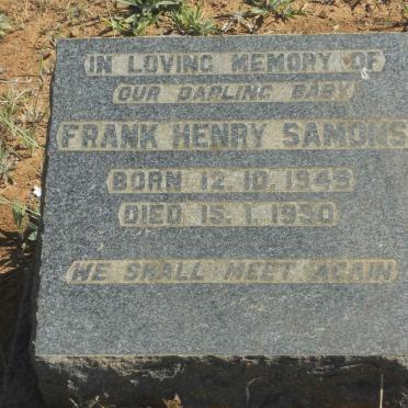 SAMONS Frank Henry 1949-1950