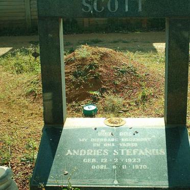 SCOTT Andries Stefanus 1923-1970