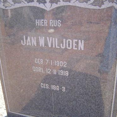VILJOEN Jan W. 1902-1918