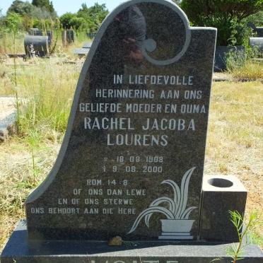 WOITE Rachel Jacoba Lourens 1908-2000