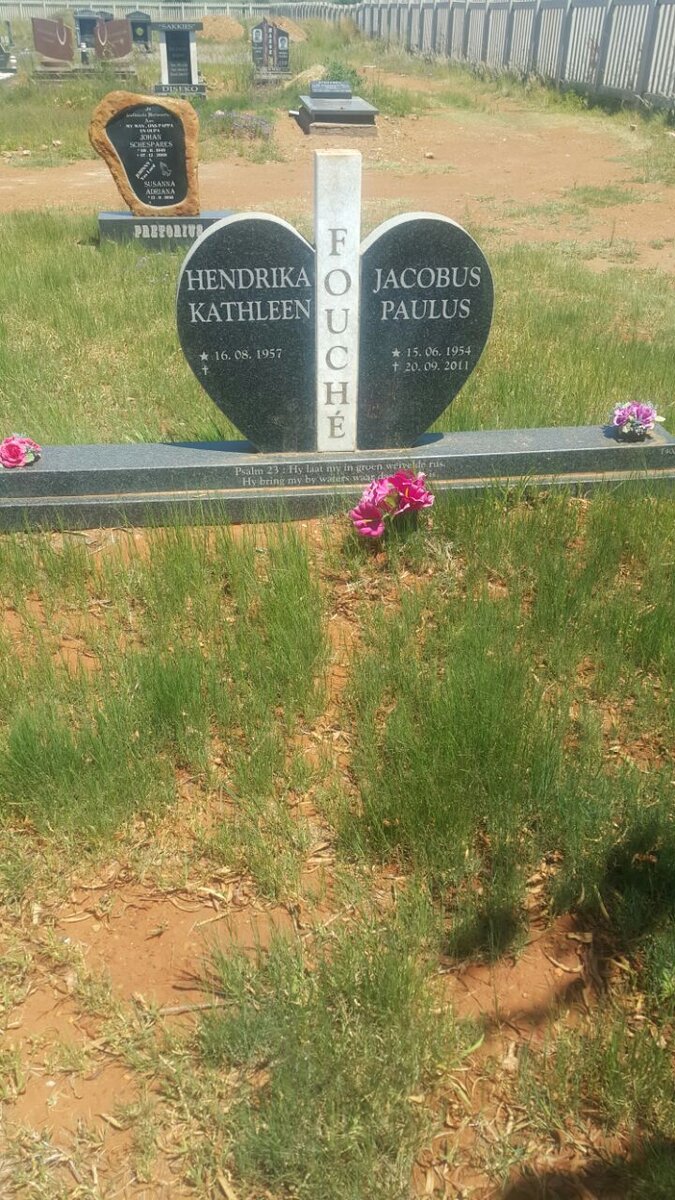 FOUCHE Jacobus Paulus 1954-2011 &amp; Hendrika Kathleen 1957-