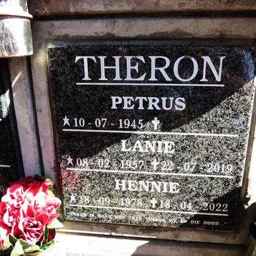 THERON Petrus 1945- :: THERON Lanie 1957-2019 :: THERON Hennie 1978-2022
