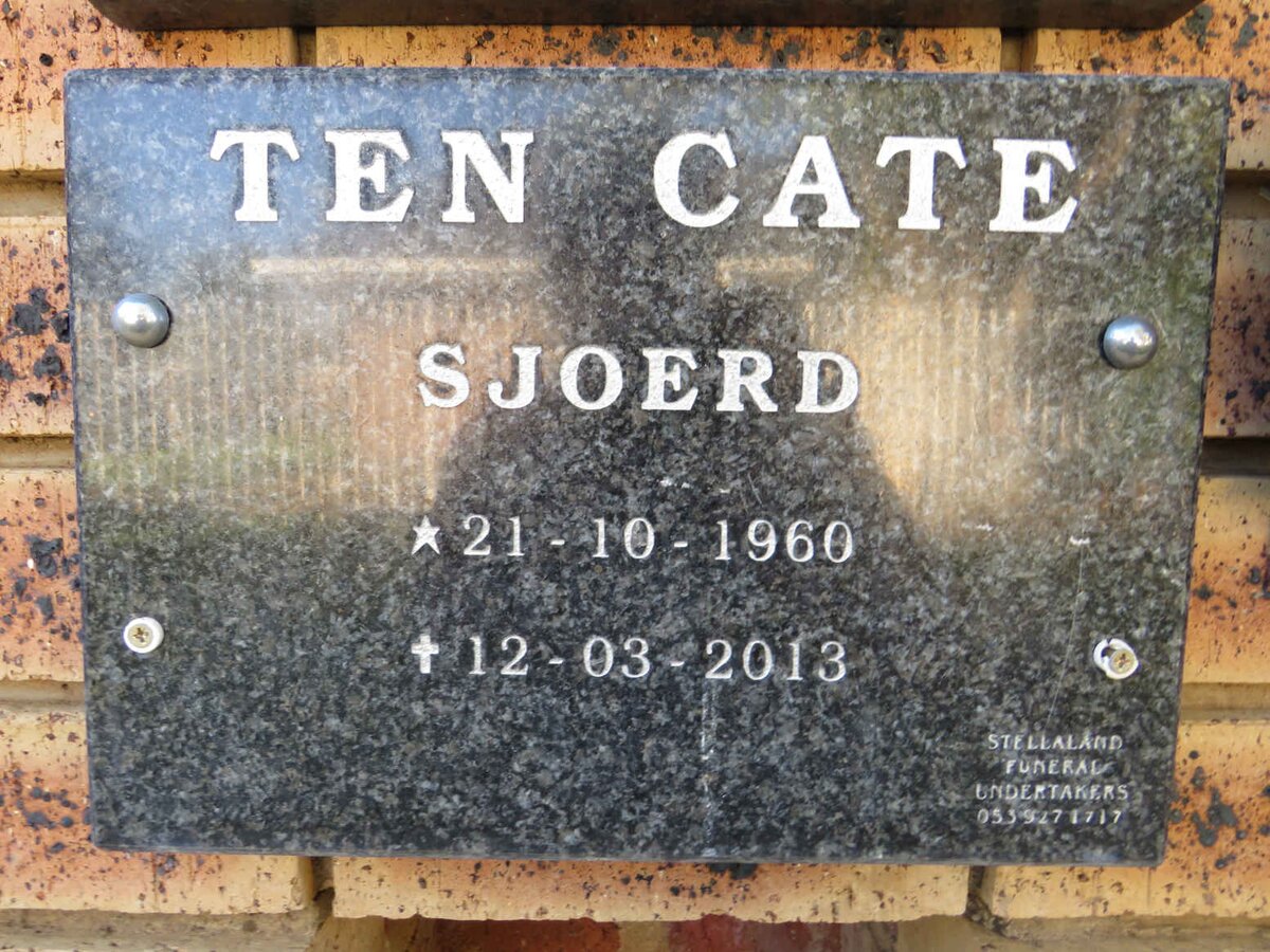 CATE Sjoerd, ten 1960-2013