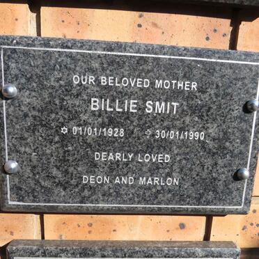 SMIT Billie 1928-1990