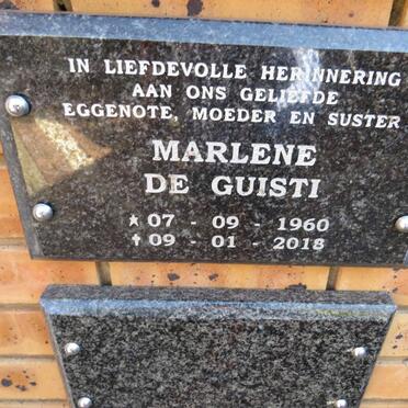 GUISTI Marlene, de 1960-2018