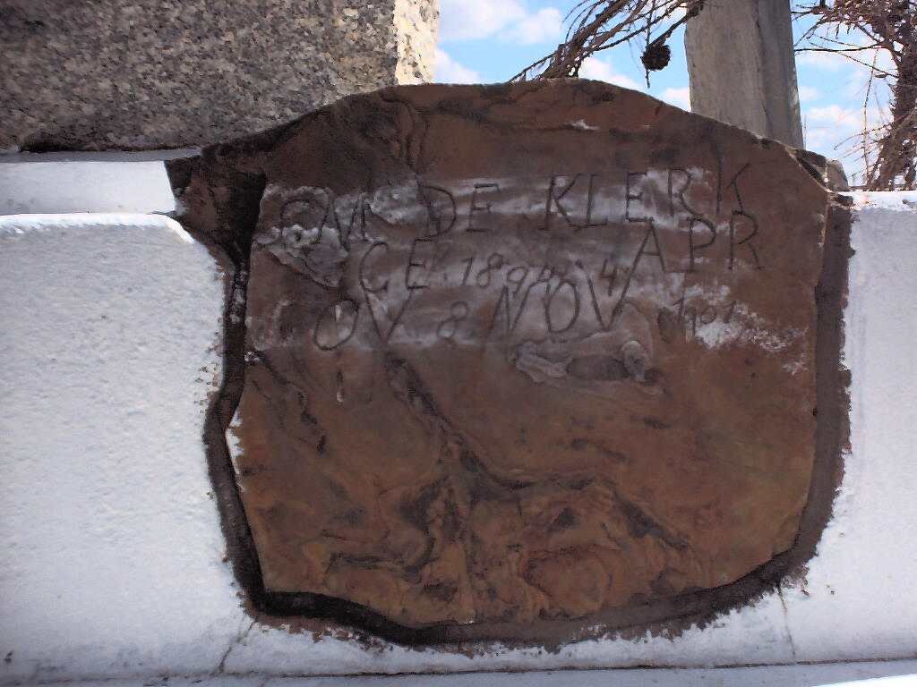 KLERK C.M., de 1894-1901