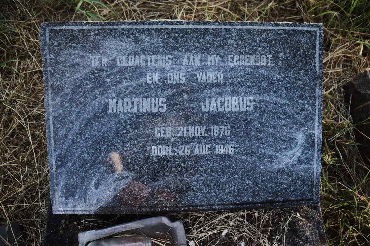 ? Martinus Jacobus 1876-1946