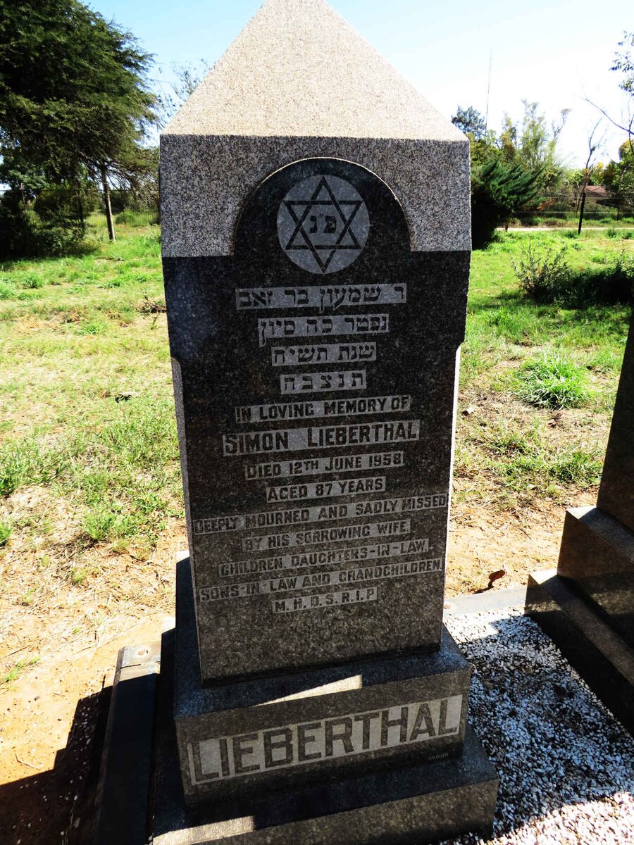 LIEBERTHAL Simon -1958