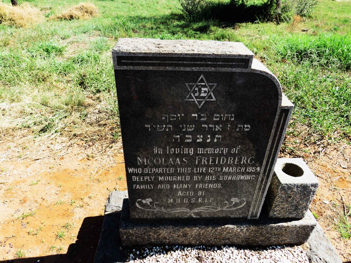 FREIDBERG Nicolaas -1954