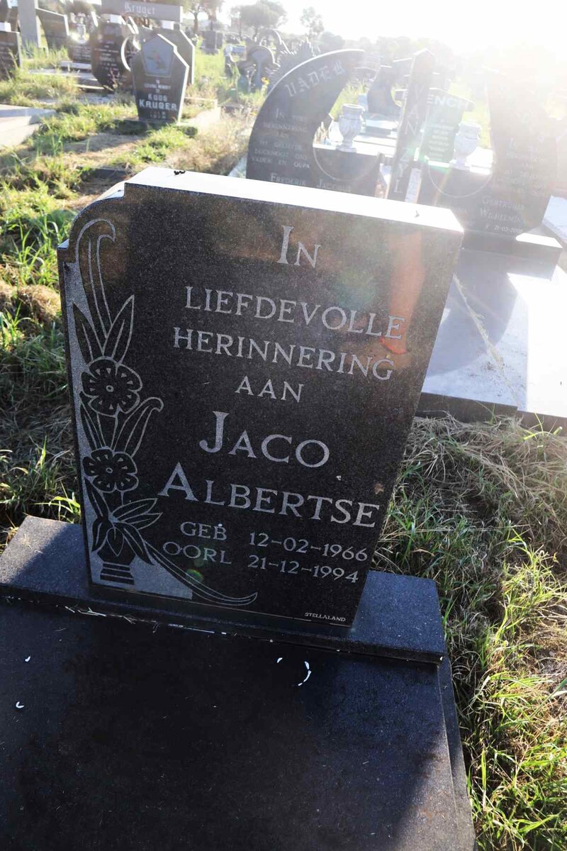 ALBERTSE Jaco 1966-1994