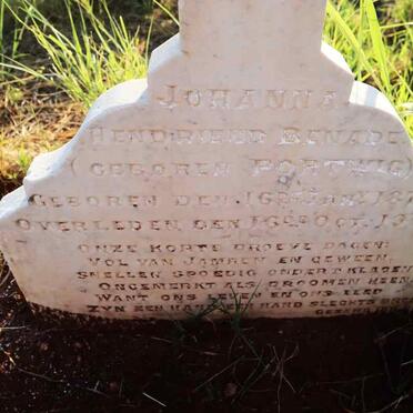 BENADE Johanna Hendriend nee PORTWIG 1873-1901