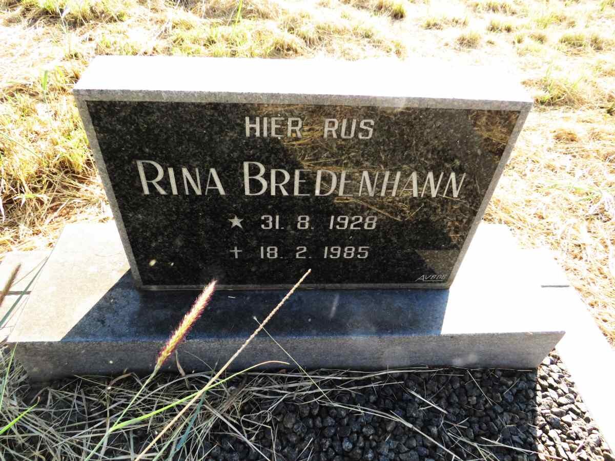 BREDENHANN Rina 1928-1985