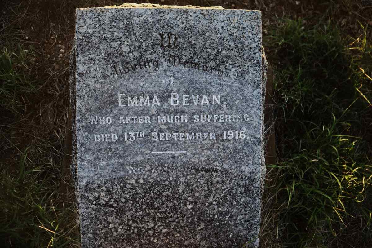 BEVAN Emma -1916