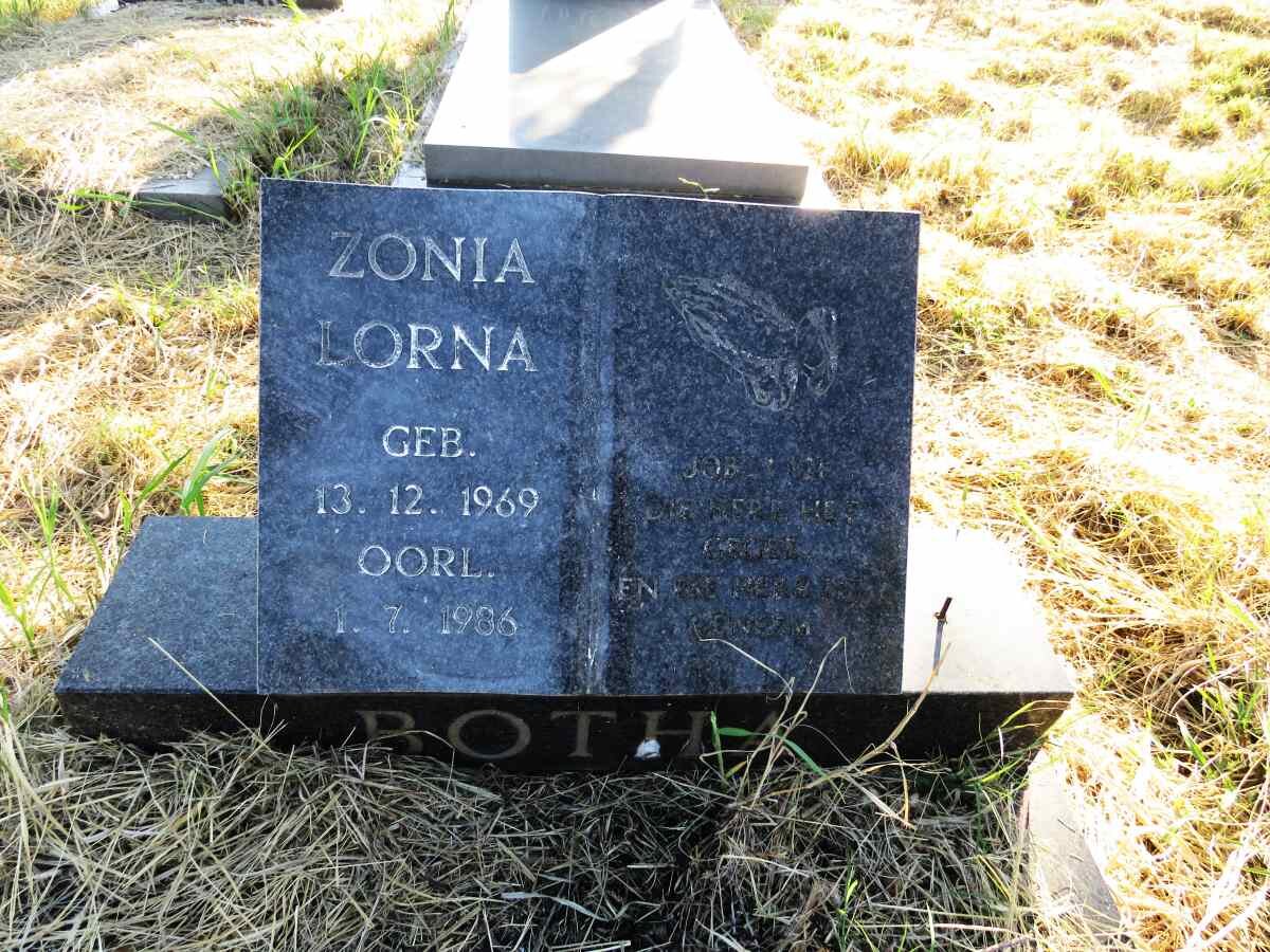 BOTHA Zonia Lorna 1969-1986