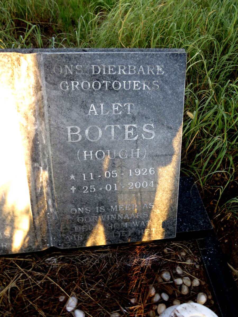 BOTES Willem Marthinus 1919-2001 & Alet HOUGH 1926-2004_2