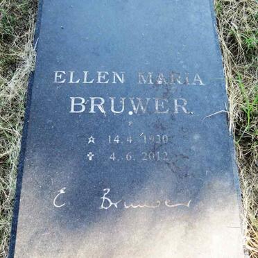 BRUWER Ellen Maria 1930-2012