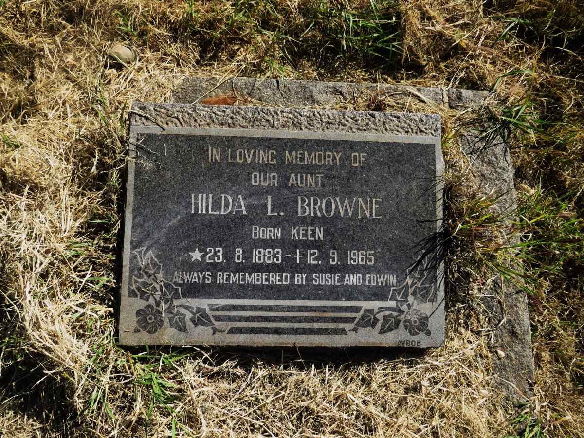 BROWNE Hilda L. nee KEEN 1883-1965