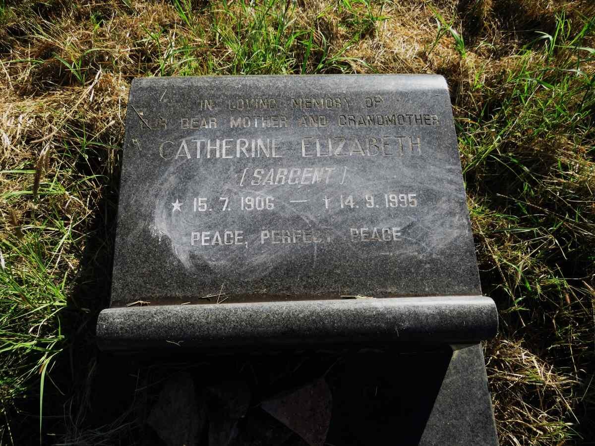 BRINK Catherine Elizabeth nee SARGENT 1906-1995_2