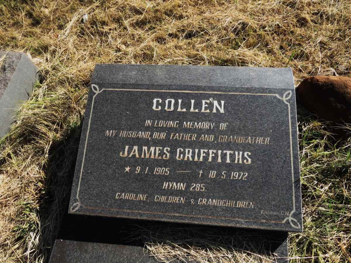 COLLEN James Griffiths 1905-1972