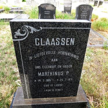 CLAASSEN Marthinus P. 1905-1971