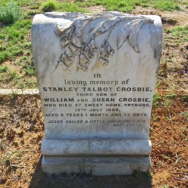 CROSBIE Stanley Talbot -1898