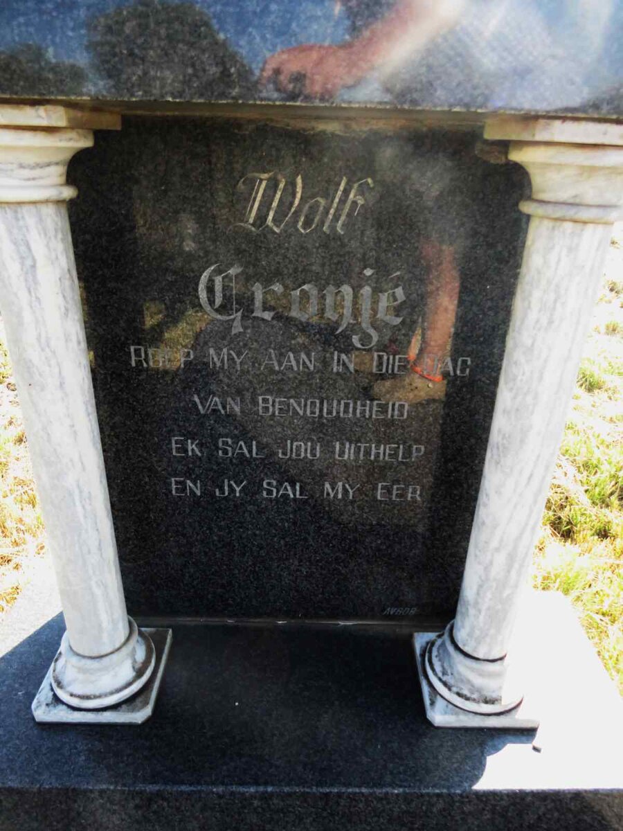 CRONJE Wolf 