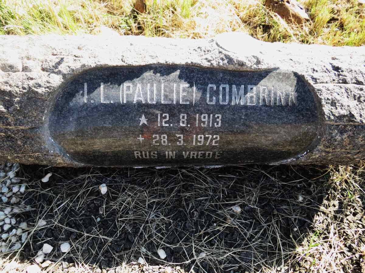 COMBRINK I.L. 1913-1972