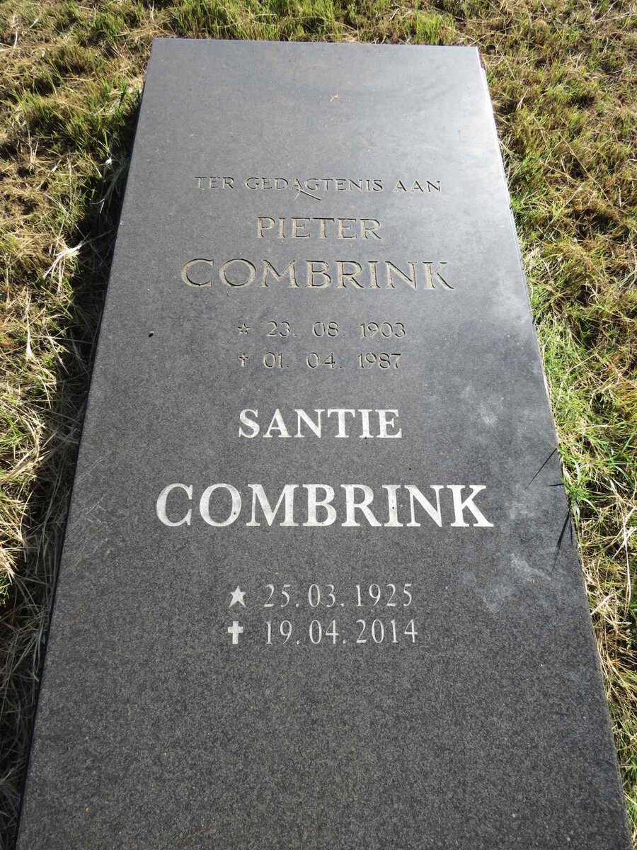 COMBRINK Pieter 1903-1987 & Santie 1925-2014 