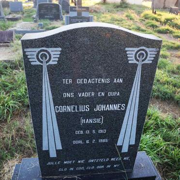 COERTZE Cornelius Johannes 1913-1985